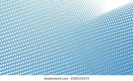Blue sky abstract background with halftone for backdrop or presentation