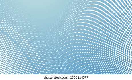 Blue sky abstract background with halftone for backdrop or presentation