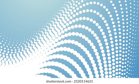 Blue sky abstract background with halftone for backdrop or presentation
