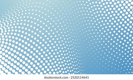Blue sky abstract background with halftone for backdrop or presentation