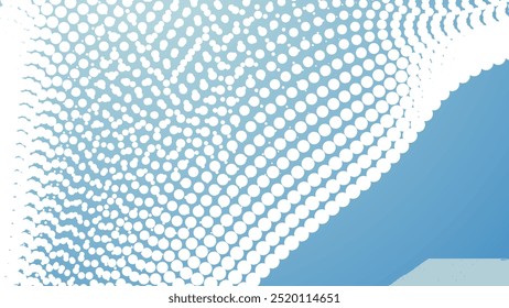 Blue sky abstract background with halftone for backdrop or presentation