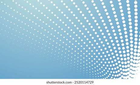 Blue sky abstract background with halftone for backdrop or presentation