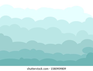 Blue sky, abstract illustration, background
