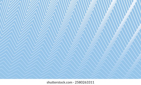 Blue sky abstract zig zag pattern background for fabric style