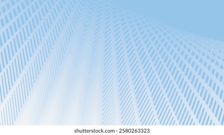 Blue sky abstract zig zag pattern background for fabric style