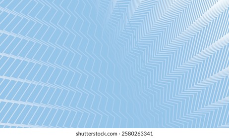 Blue sky abstract zig zag pattern background for fabric style