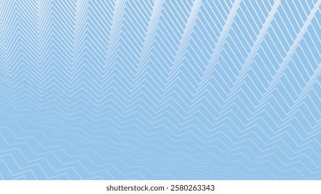 Blue sky abstract zig zag pattern background for fabric style