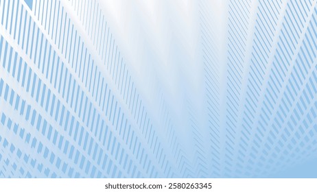 Blue sky abstract zig zag pattern background for fabric style