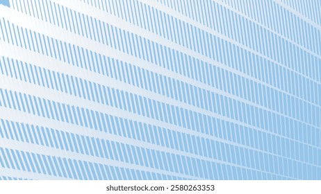 Blue sky abstract zig zag pattern background for fabric style