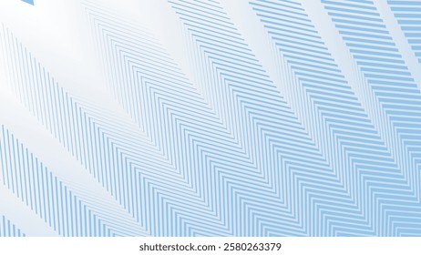 Blue sky abstract zig zag pattern background for fabric style