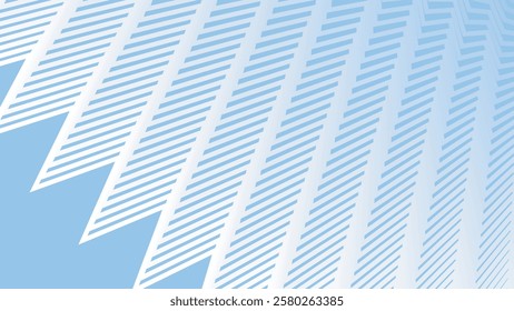 Blue sky abstract zig zag pattern background for fabric style