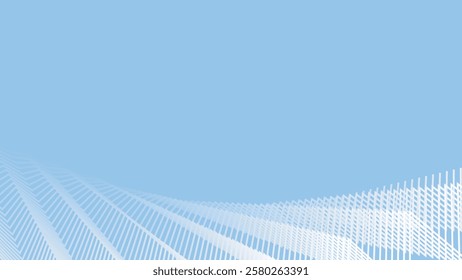 Blue sky abstract zig zag pattern background for fabric style