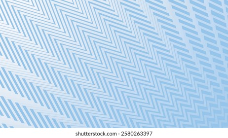 Blue sky abstract zig zag pattern background for fabric style