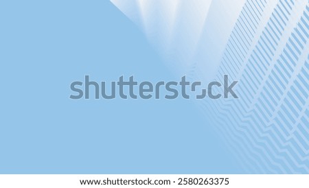 Blue sky abstract zig zag pattern background for fabric style