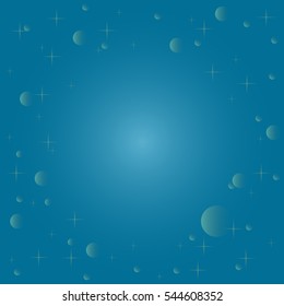 blue sky Background With Bokeh