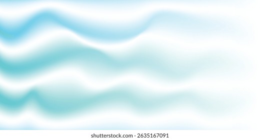 Blue sky background. Sky cloud. Cyan. Sunny day with sunlight morning in winter. Nature landscape daylight summer, spring vector illustration. Light blue pastel colored wide horizontal vector banner