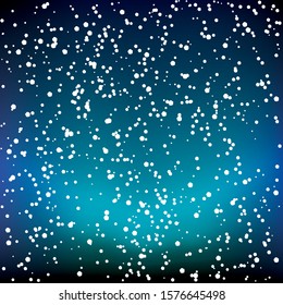 Blue sky background with snowflake