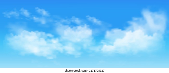 Blue sky background with tiny cloudsBlue Sky vector