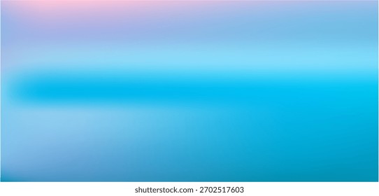 Blue sky background vector illustration. Blurred soft abstract background. Blue gradient.
