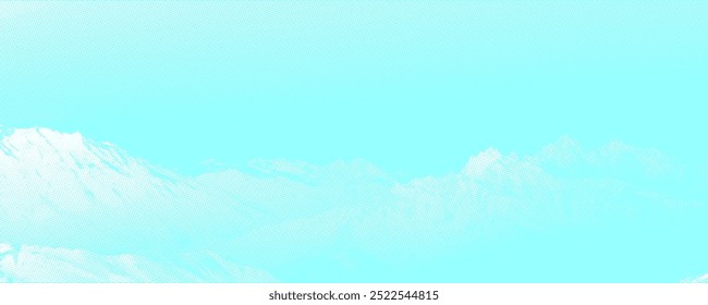 Blue sky background with white clouds. vector illustration.