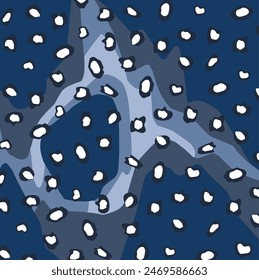 Fondo de cielo azul con gotas blancas