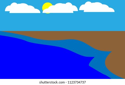 Blue Sky In beach
