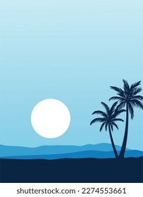 blue sky with beautiful view