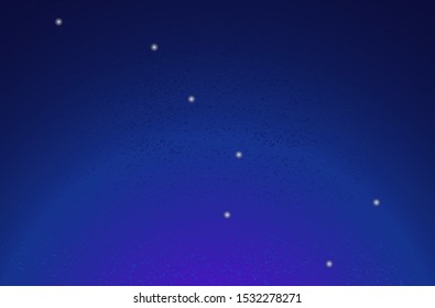 Blue sky with Big bear constellations