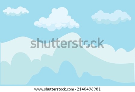 Blue Sky Cloud Bacground Set