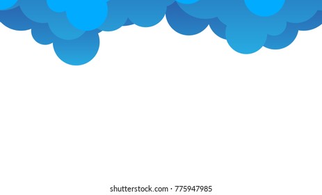 Blue sky with cloud icon vector illustration design