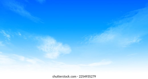 Blue sky cloud landscape background