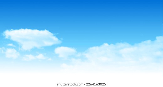 Blue sky cloud landscape background