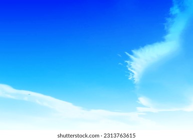 fondo azul del paisaje de la nube azul