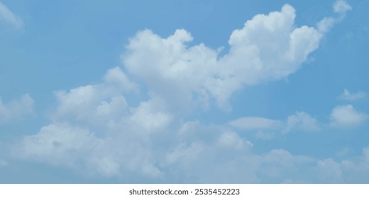 Céu azul e nuvem. Natural e nublado fresco fundo do céu azul. Céu natural lindo azul e branco textura fundo. céu azul com nuvem