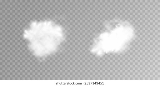 Blaue Wolke. Natur Himmel schöne blau-weiße Wolken Textur Hintergrund. Vektor Himmelslandschaft für Karten, Plakatabdeckung oder Design Interieur