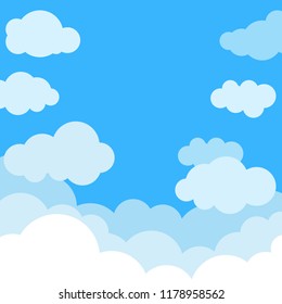 Blue Sky with Clouds