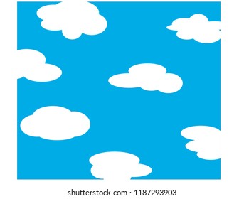 Blue sky with clouds