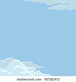 Blue sky with clouds