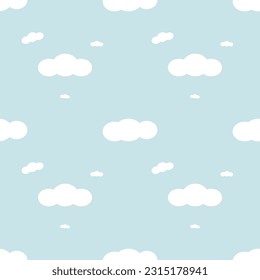 Blue sky and clouds background 