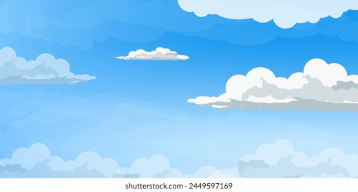 cielo azul y nubes fondo