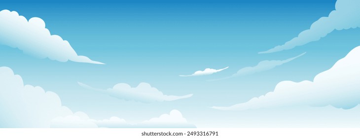 blue sky and clouds background	