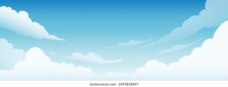 blue sky and clouds background	