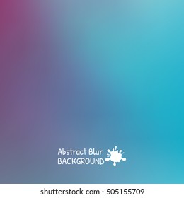 Blue sky with clouds blur design. Vector illustration background.
