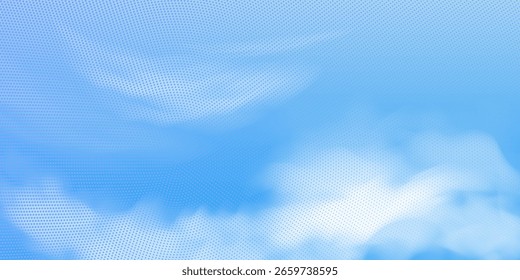 Cielo azul con nubes. Textura de semitono en hermoso paisaje nublado