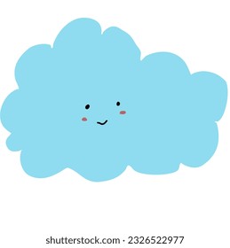blue sky with clouds Vector