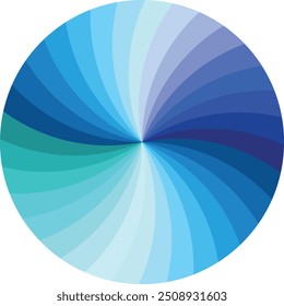 azul cor do céu 32 torcer listras em forma de círculo, combinação com a sua elegância e profundidade. azul céu cor vetor ilustração.