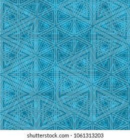 Blue sky color triangle pattern design wallpaper illustration background
