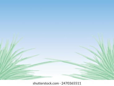 blue sky and grass background design