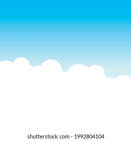 plantilla de diseño de fondo vectorial de ilustración azul 