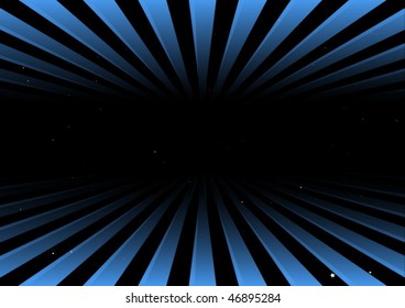 Blue sky lights